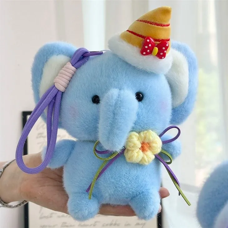 Cute Blue Elephant Plush Toy price