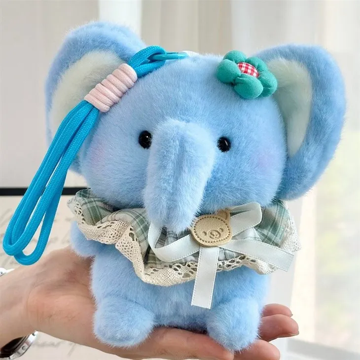Cute Blue Elephant Plush Toy high quality