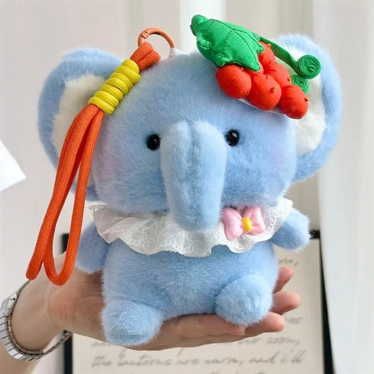 Cute Blue Elephant Plush Toy suppliers